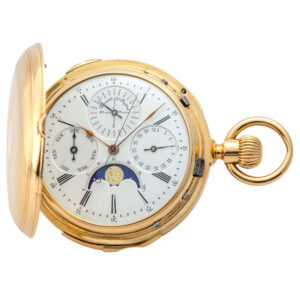 Important Swiss 18K gold complicated lever watch Circa 1869