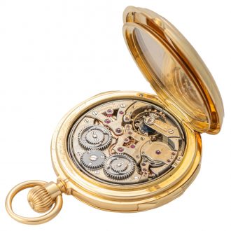 Important Swiss 18K gold complicated lever watch Circa 1869