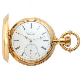 Swiss gold one minute tourbillon chronometer Circa 1880