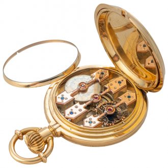 Swiss gold one minute tourbillon chronometer Circa 1880