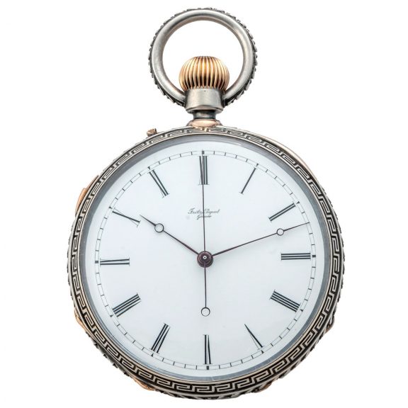 Swiss silver independent jumping center seconds watch Circa 1880 Swiss silver independent jumping center seconds watch Circa 1880