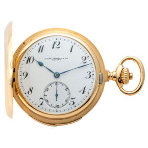 Swiss yellow gold minute repeating pocket watch Circa 1913