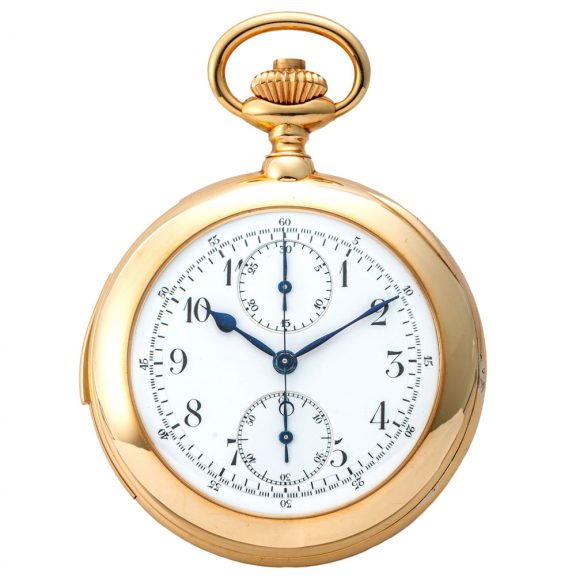 Swiss 18K gold minute repeating chronograph Circa 1910