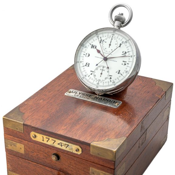 Fine Swiss staybrite split seconds chronograph watch Circa 1940 Fine Swiss staybrite split seconds chronograph watch Circa 1940