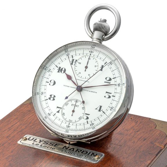 Fine Swiss staybrite split seconds chronograph watch Circa 1940 Fine Swiss staybrite split seconds chronograph watch Circa 1940
