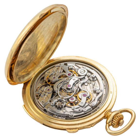 Danish 18K gold minute repeating lever pocket watch Circa 1910 Danish 18K gold minute repeating lever pocket watch Circa 1910