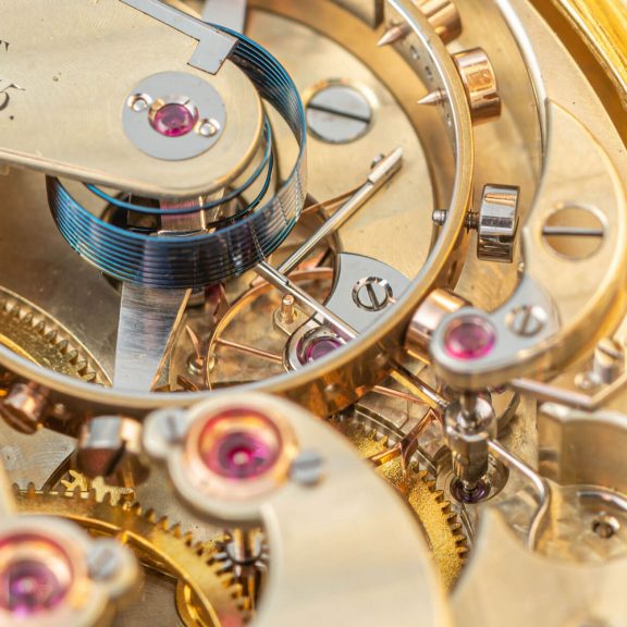 Swiss gold hunting cased chronometer pocket watch Circa 1880 Swiss gold hunting cased chronometer pocket watch Circa 1880