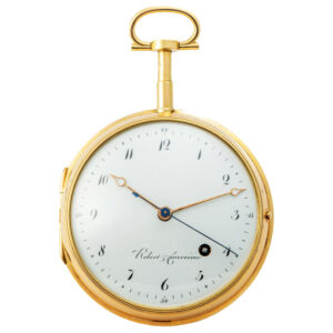 Swiss gold chronograph with special escapement Circa 1795