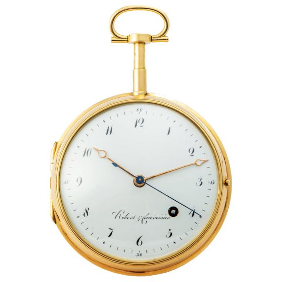 Swiss gold chronograph with special escapement Circa 1795