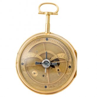 Swiss gold chronograph with special escapement Circa 1795