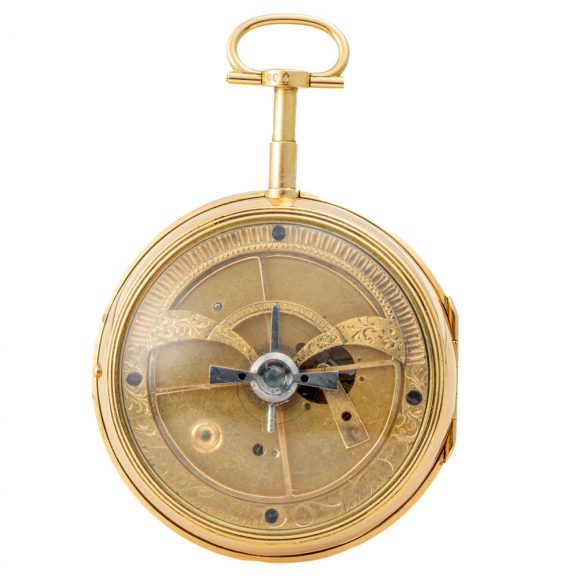 Swiss gold chronograph with special escapement Circa 1795 Swiss gold chronograph with special escapement Circa 1795