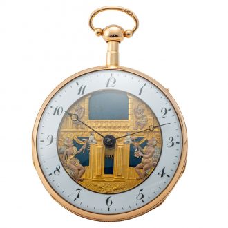 Swiss 18K gold quarter repeating pocket watch Circa 1815