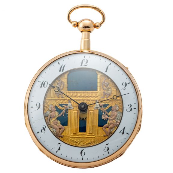 Swiss 18K gold quarter repeating pocket watch Circa 1815