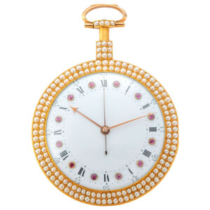 English gold enamelled watch made for Chinese market Circa 1795