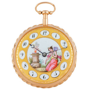 French 18K gold quarter repeating pocket watch Circa 1815