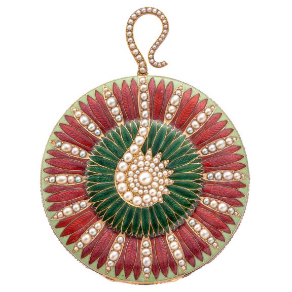 Magnificent Swiss gold Chinese lotus watch Circa 1820 Magnificent Swiss gold Chinese lotus watch Circa 1820