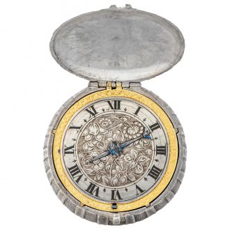 Very early French silver pre-balance spring verge watch Circa 1640