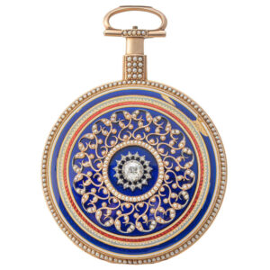 English gold decorative duplex pocket watch Circa 1805