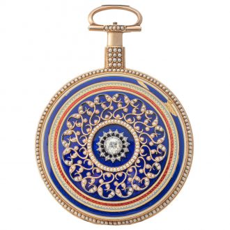 English gold decorative duplex pocket watch Circa 1805