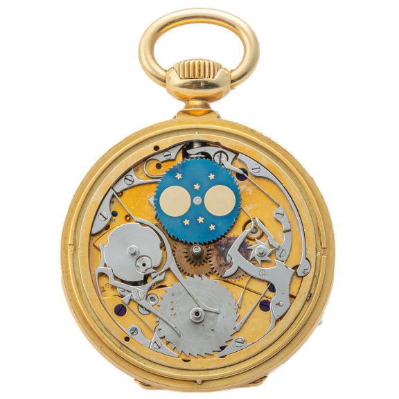 Historical Swiss gold watch with five complications Circa 1865 Historical Swiss gold watch with five complications Circa 1865