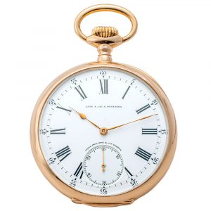 Swiss gold watch made for the Brazilian market Circa 1904