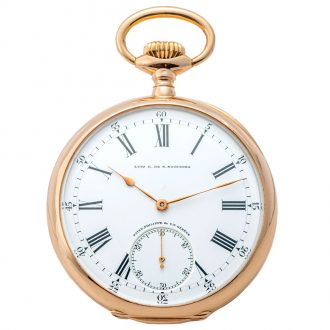 Swiss gold watch made for the Brazilian market Circa 1904