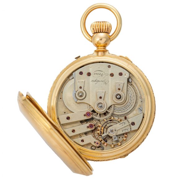 Swiss gold chronometer made for the Cuban market Circa 1870 Swiss gold chronometer made for the Cuban market Circa 1870