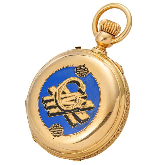 Swiss gold chronometer made for the Cuban market Circa 1870