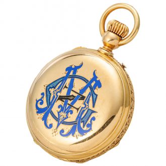 Swiss gold chronometer made for the Cuban market Circa 1870