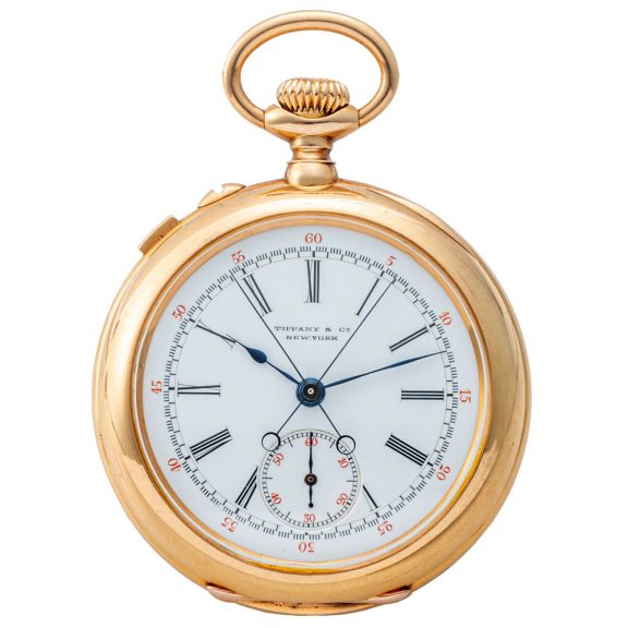 American gold split second chronograph Circa 1895