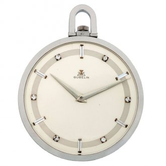 Fine Swiss platinum diamond set pocket watch Circa 1930
