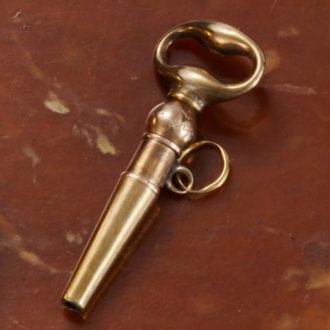 Slim Swiss gold duplex keywinding pocket watch Circa 1855