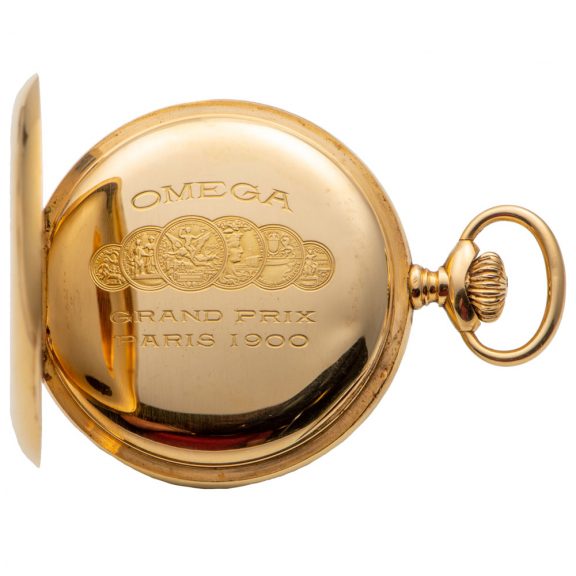 Rare Swiss gold Omega observatory chronometer Circa 1900 Rare Swiss gold Omega observatory chronometer Circa 1900