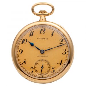 Swiss gold pocket watch with extra quality movement Circa 1915