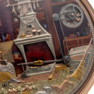 Unique Swiss 18K gold watch with automaton movement Circa 1810