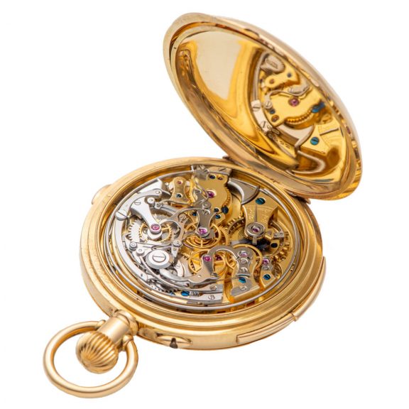 Historical Swiss gold half hunting cased pocket watch Circa 1910 Historical Swiss gold half hunting cased pocket watch Circa 1910