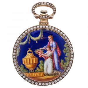 Swiss gilt silver watch made for the Chinese market Circa 1880