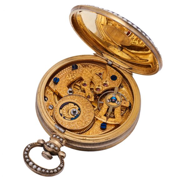 Swiss gilt silver watch made for the Chinese market Circa 1880 Swiss gilt silver watch made for the Chinese market Circa 1880