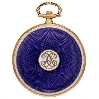 French gold Art Deco keyless dress watch Circa 1915