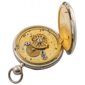 Fine Swiss silver quarter repeating pocket watch Circa 1810