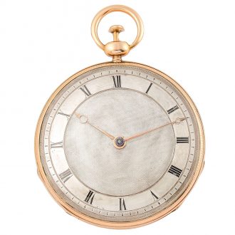 French gold quarter repeating pocket watch Circa 1820