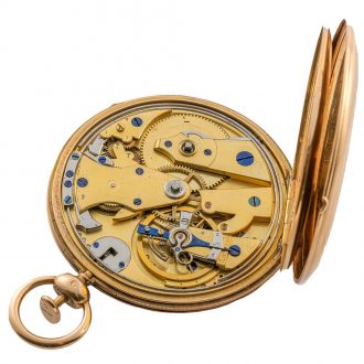 French gold quarter repeating pocket watch Circa 1820 French gold quarter repeating pocket watch Circa 1820