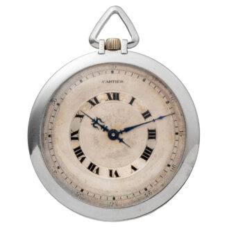 Very thin French/Swiss platinum knife edged watch Circa 1930