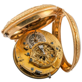 Swiss vari coloured gold Louis XVI pocket watch Circa 1785