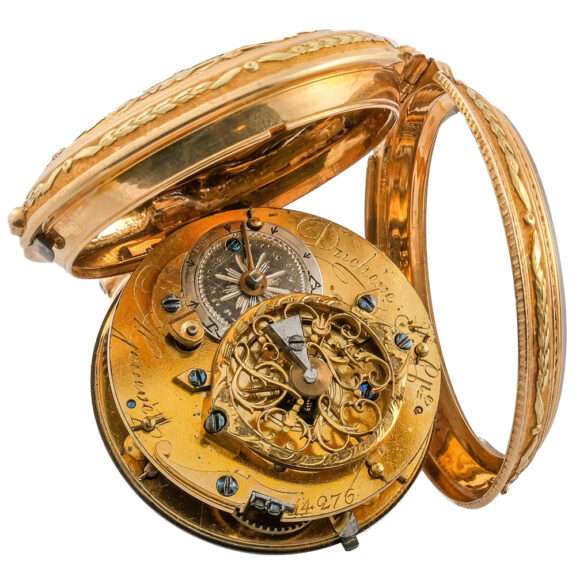 Swiss vari coloured gold Louis XVI pocket watch Circa 1785 Swiss vari coloured gold Louis XVI pocket watch Circa 1785