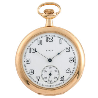 Rare American 14 carat gold lever pocket watch Circa 1911