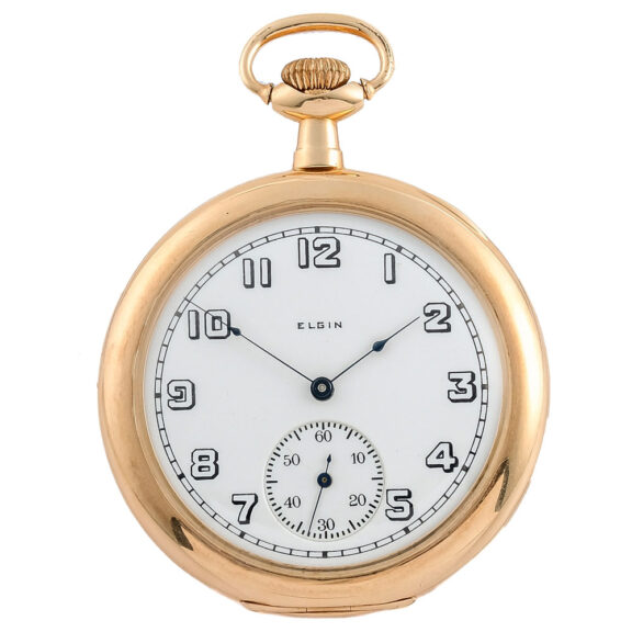 Rare American 14 carat gold lever pocket watch Circa 1911