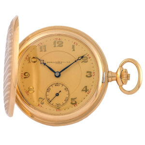 Swiss 14K gold Art Deco precision pocket watch Circa 1930