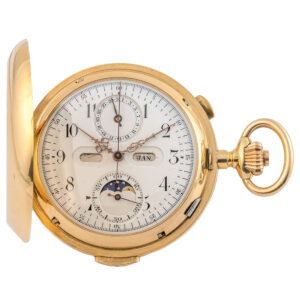 Swiss gold watch with six horological complications Circa 1900