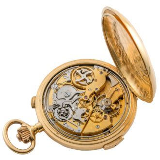 Swiss gold watch with six horological complications Circa 1900
